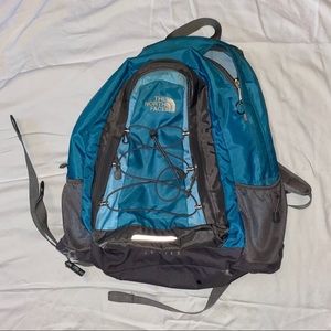 Northface Jester Blue Backpack/Bookbag - Old style